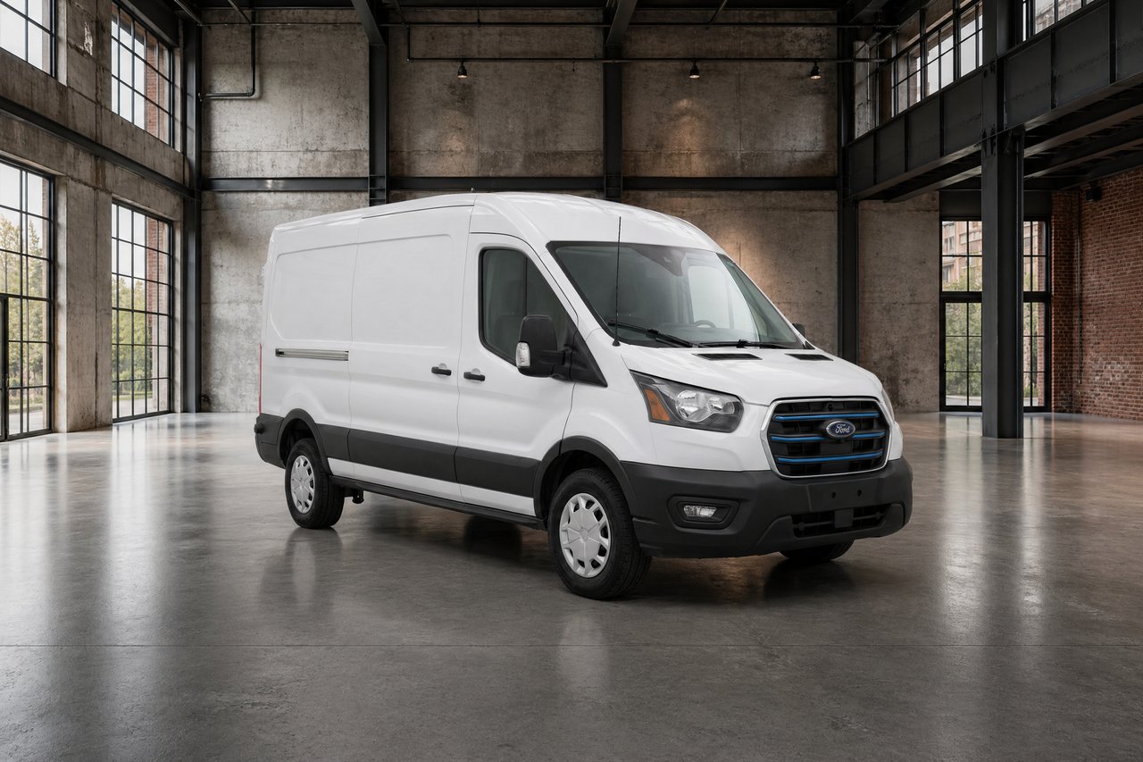Billede af en Ford E-Transit