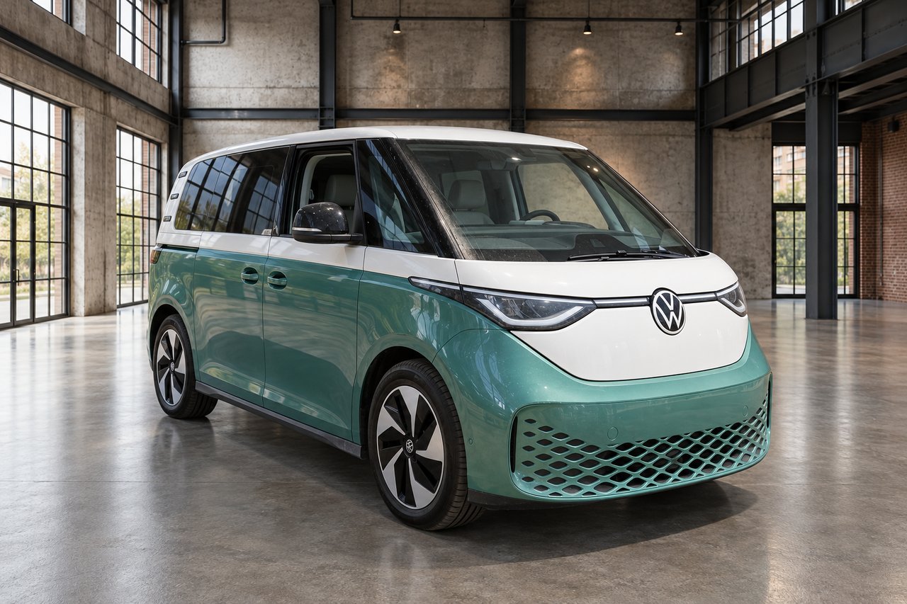 Billede af en VW ID. Buzz