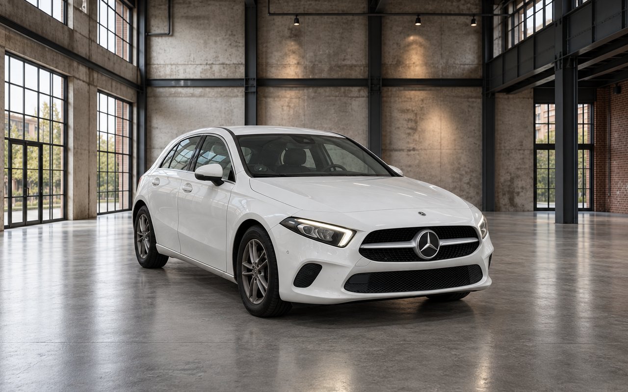 Billede af en Mercedes A-klasse