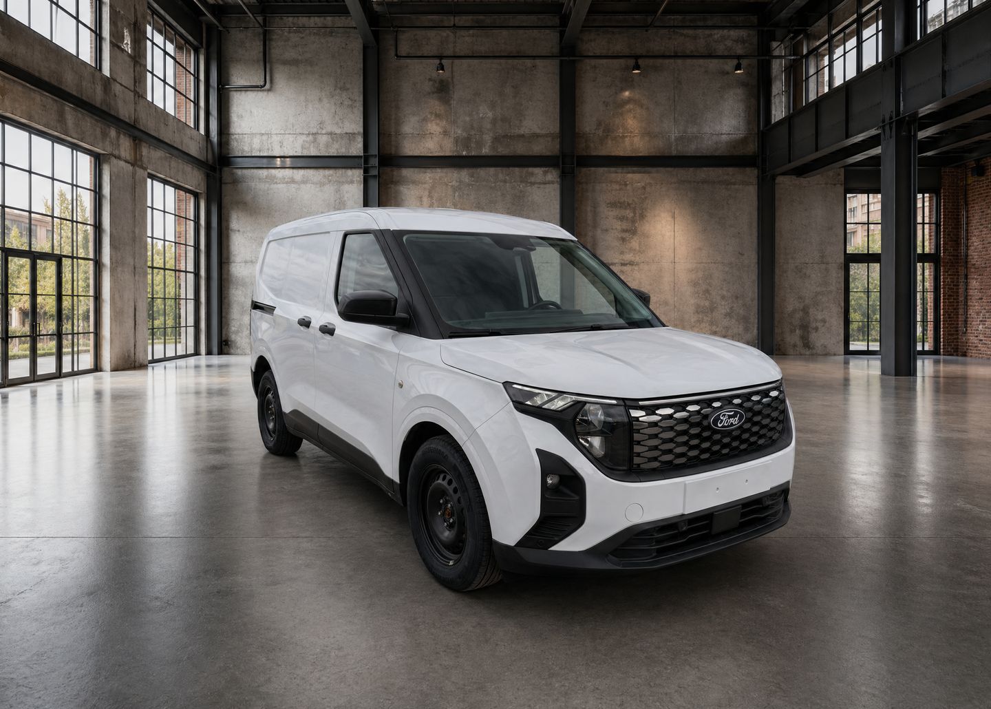Billede af en Ford E-Transit Courier 2025