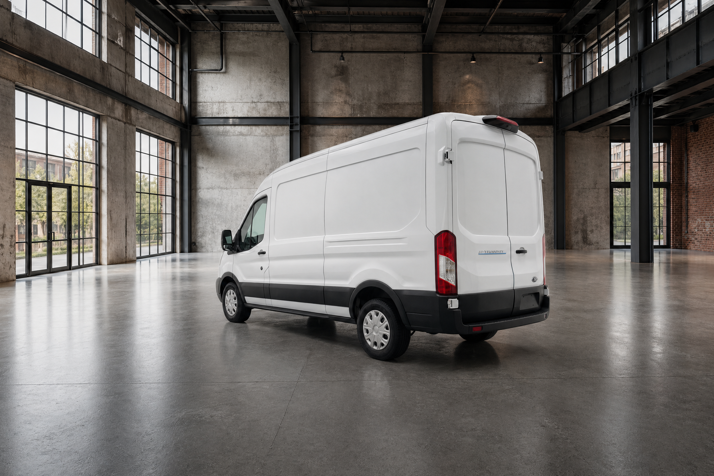 Billede af en Ford E-Transit 2024