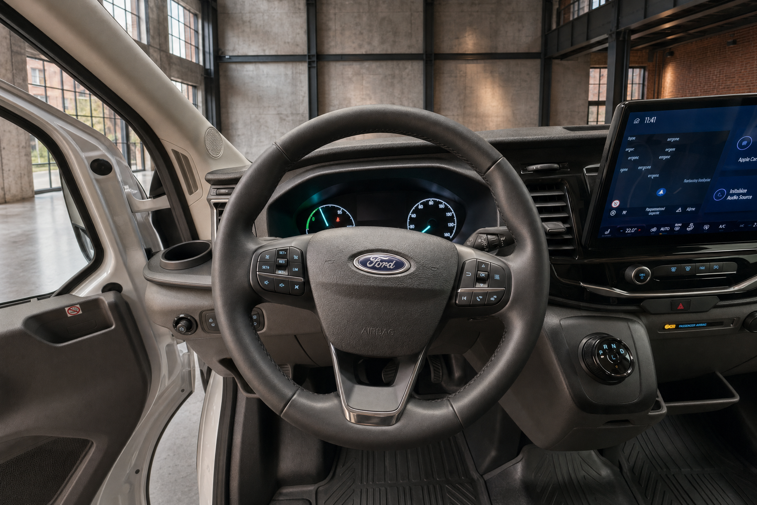 Billede af en Ford E-Transit 2024