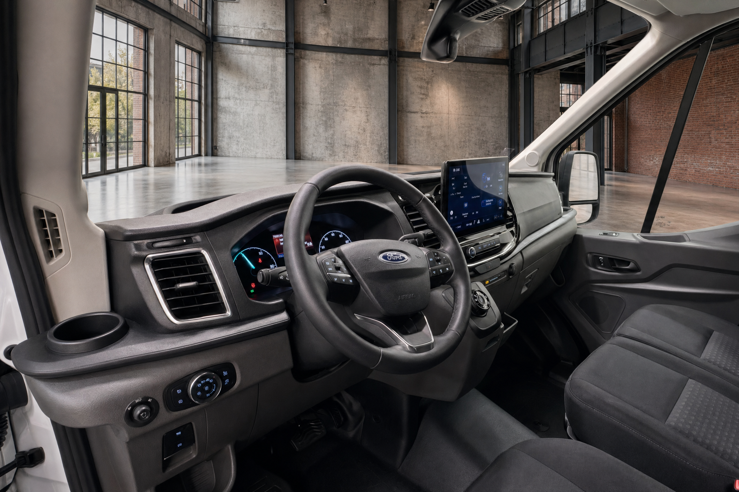 Billede af en Ford E-Transit 2024