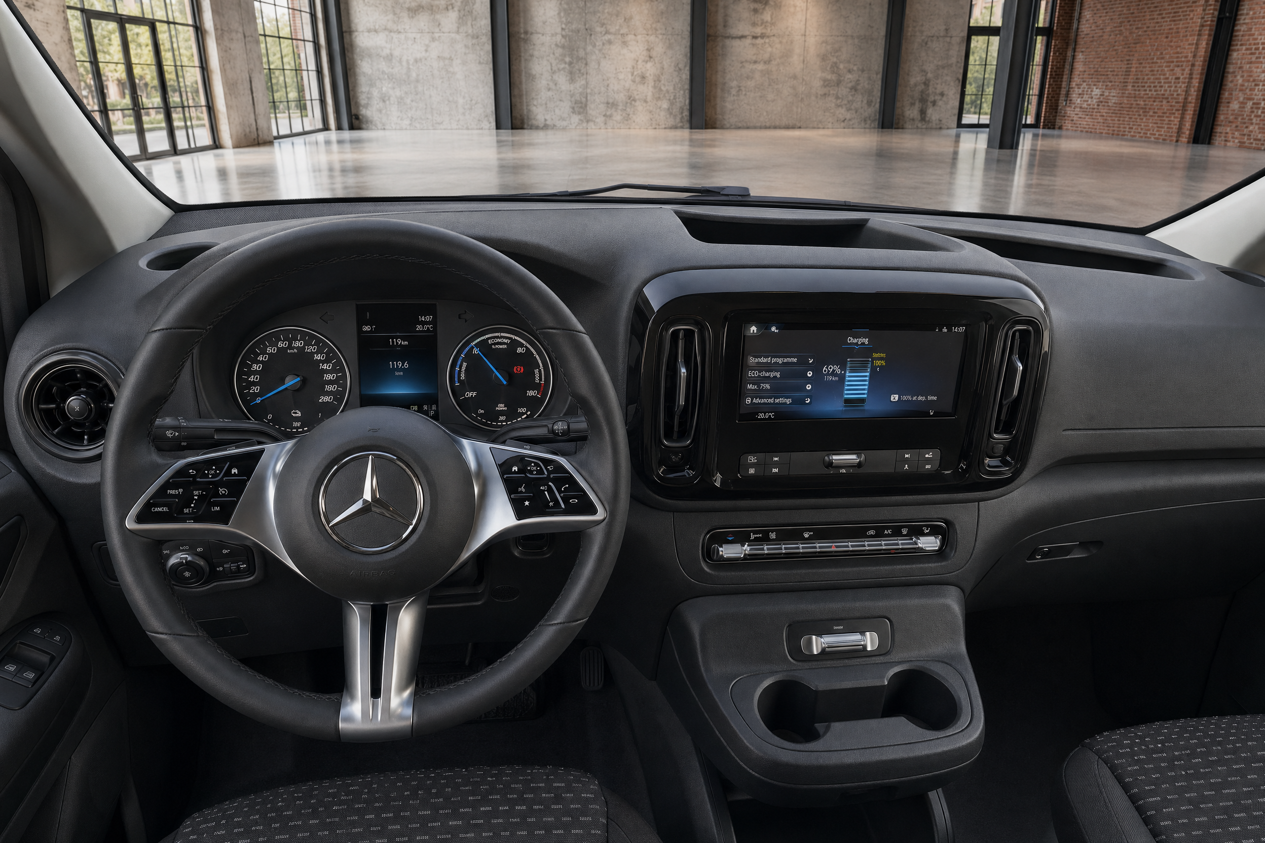Billede af en Mercedes eVito 2025